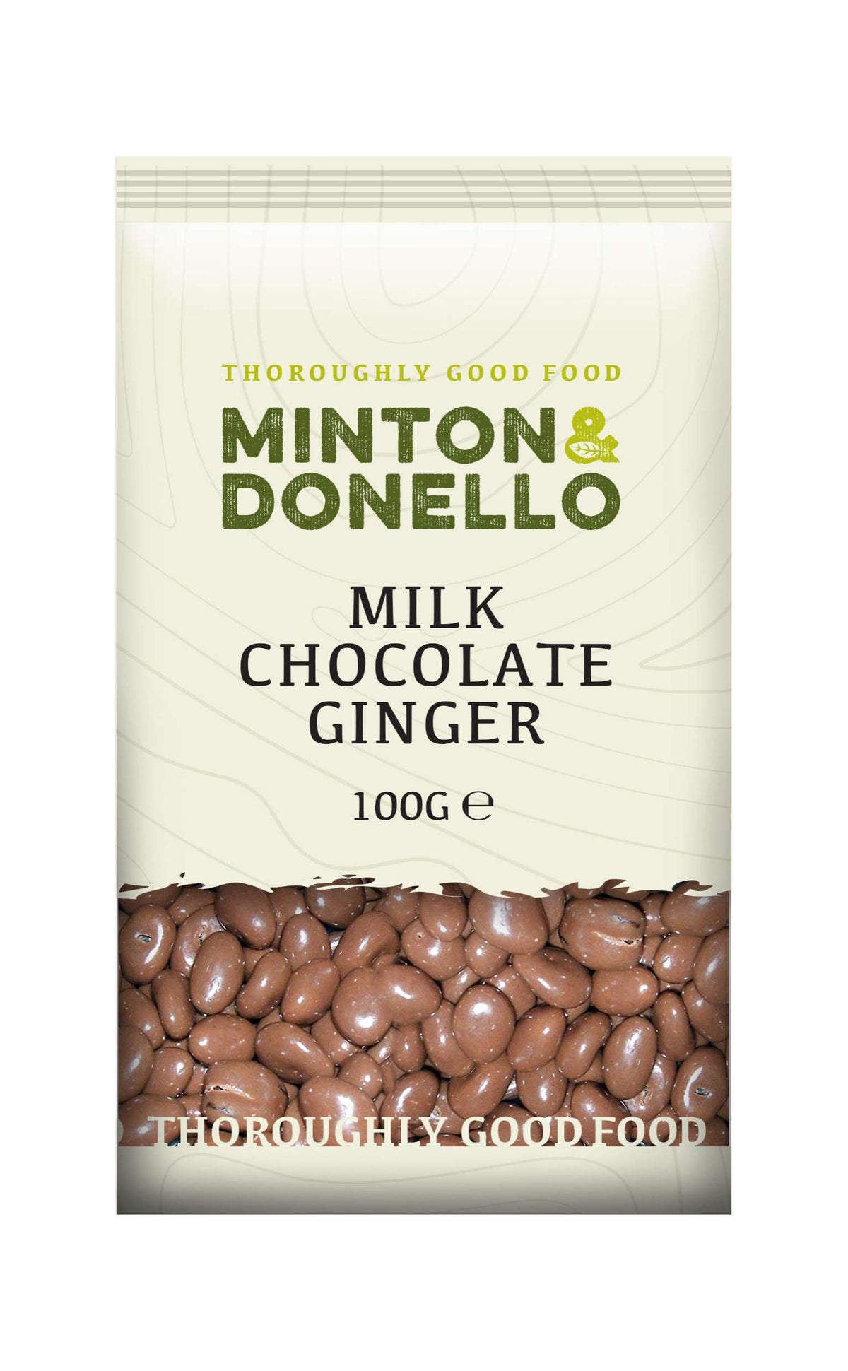 6 x Minton & Donello Milk Chocolate Ginger - 100g
