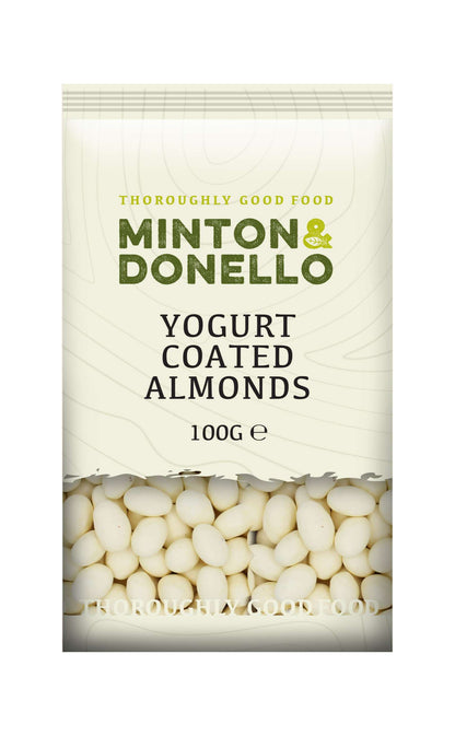 6 x Minton & Donello Yogurt Coated Almonds - 100g
