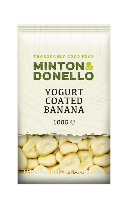 6 x Minton & Donello Yogurt Coated Banana - 100g