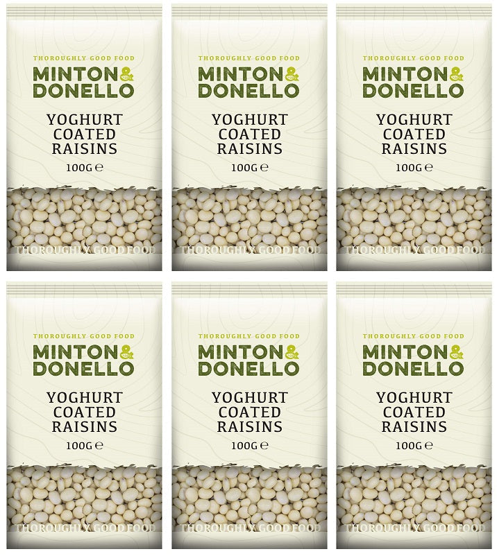 6 x Minton & Donello Yogurt Orange Peel - 100g