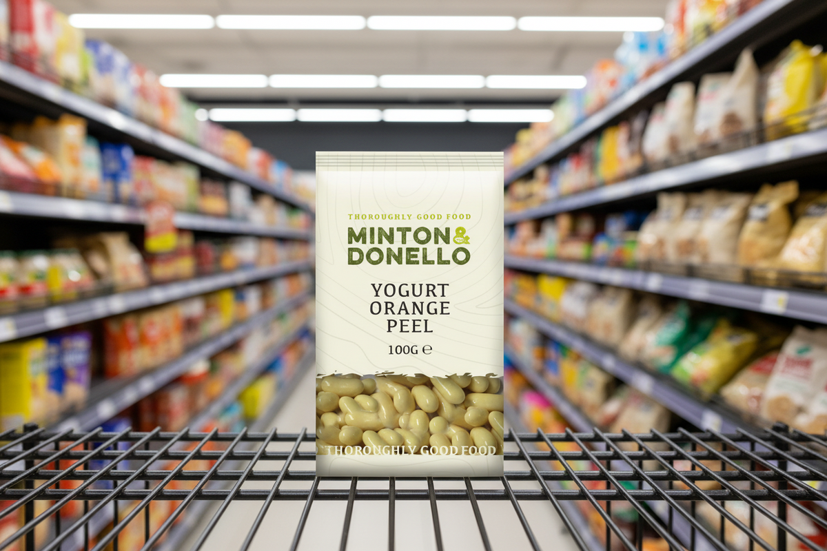 6 x Minton & Donello Yogurt Orange Peel - 100g