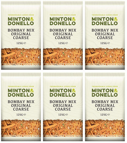 6 x Minton & Donello Bombay Mix Original Coarse - 125g