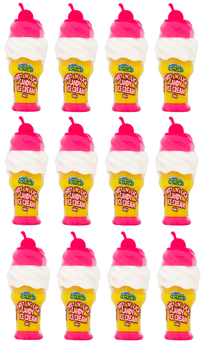 12 x Candy Factory Twist N Lick Candy Ice Cream 45Gm