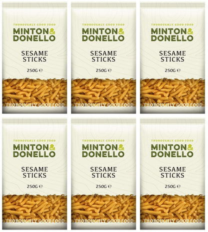6 x Minton & Donello Sesame Sticks - 250g