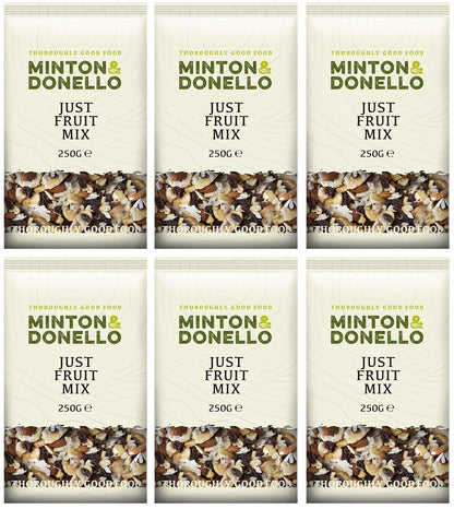 6 x Minton & Donello Just Fruit Mix - 250g