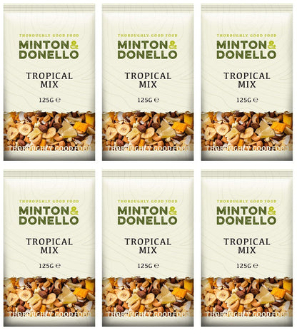 6 x Minton & Donello Tropical Mix - 125g