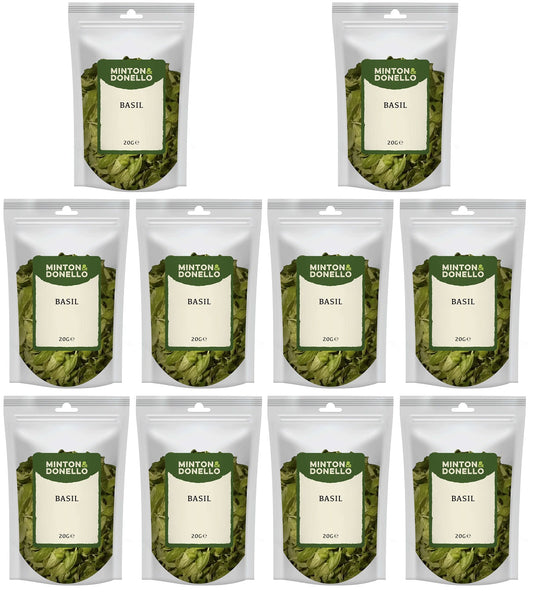 10 x Minton & Donello Basil - 20g