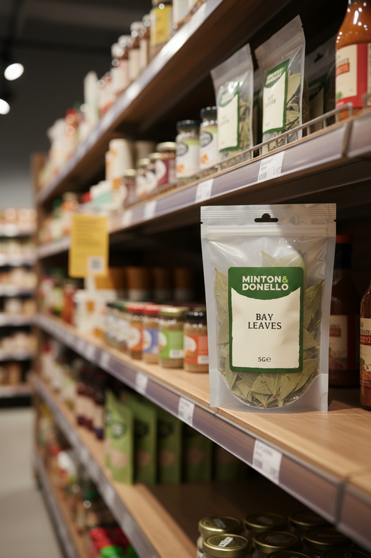 10 x Minton & Donello Bay Leaves - 5g