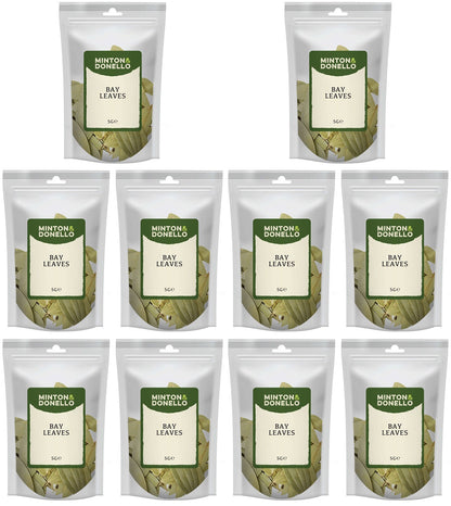 10 x Minton & Donello Bay Leaves - 5g