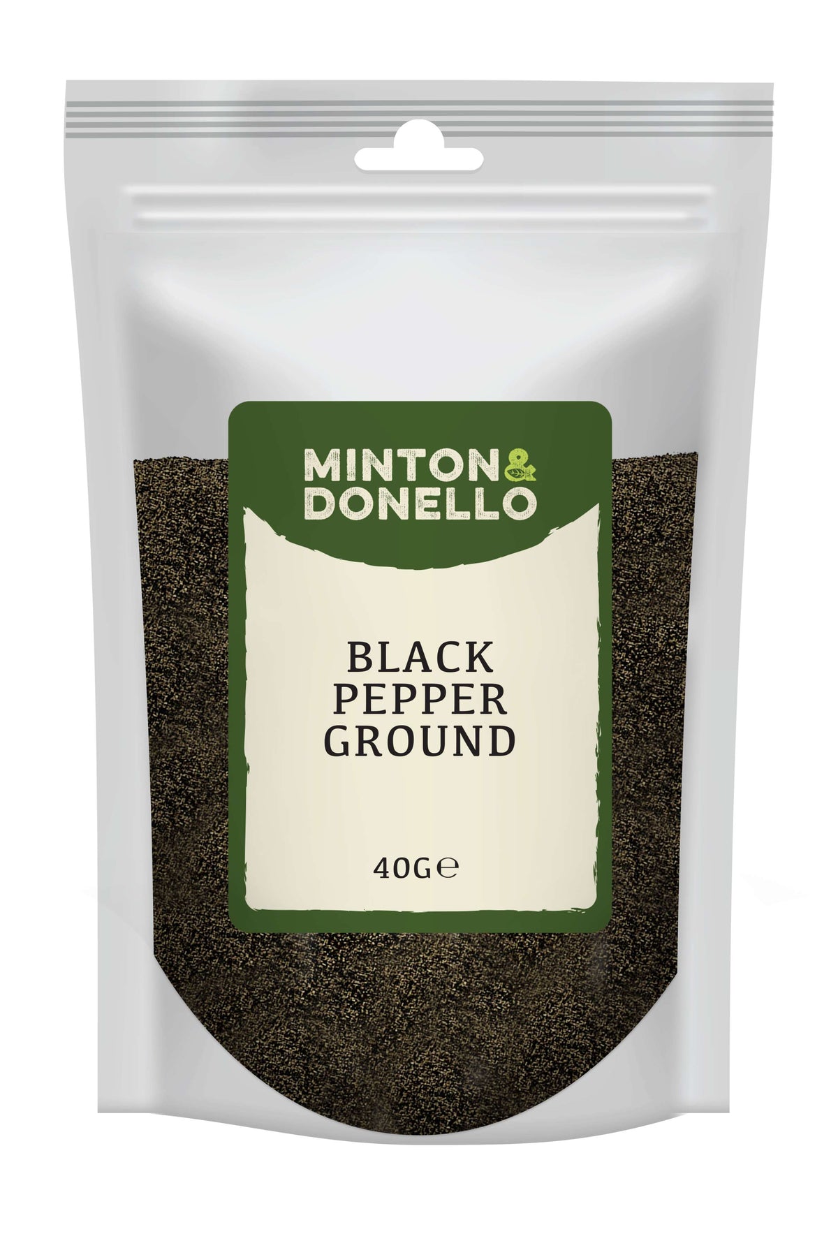10 x Minton & Donello Black Pepper Ground - 40g
