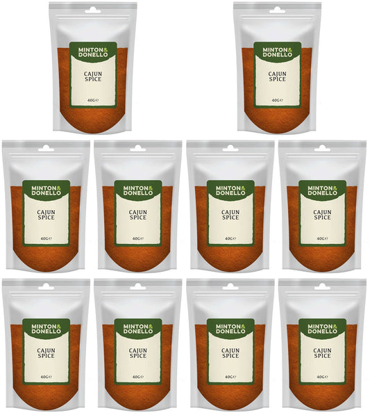 10 x Minton & Donello Cajun Spice - 40g