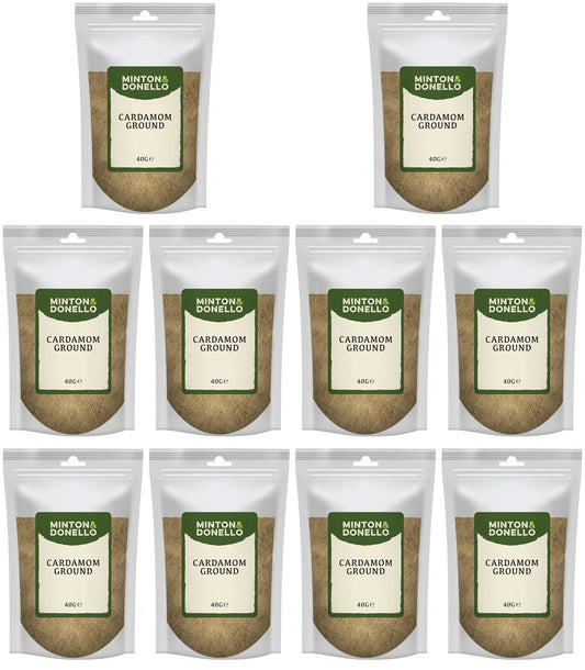 10 x Minton & Donello Cardamom Ground - 40g