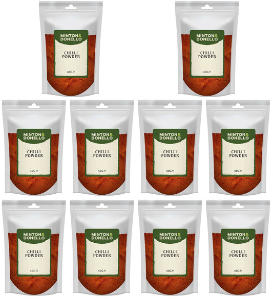 10 x Minton & Donello Chilli Powder - 40g