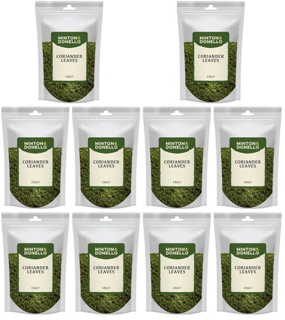 10 x Minton & Donello Coriander Leaves - 15g