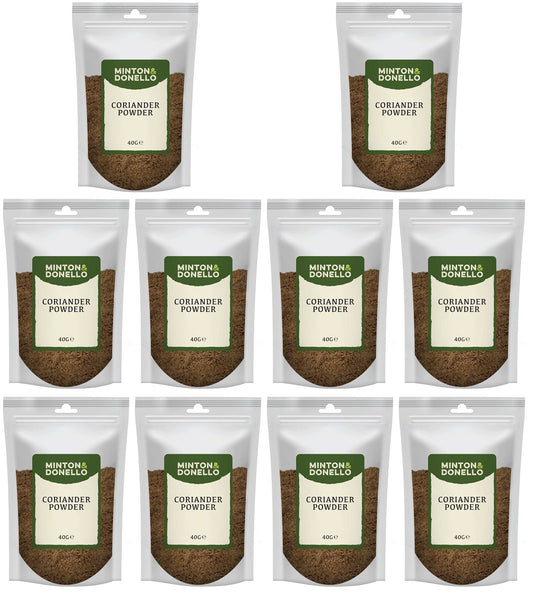 10 x Minton & Donello Coriander Powder - 40g