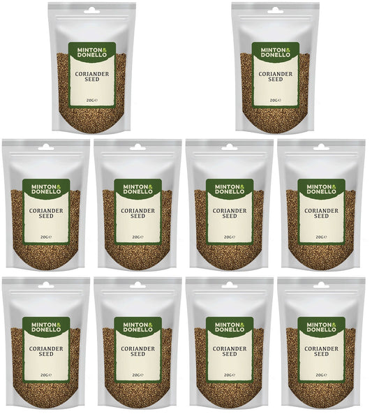 10 x Minton & Donello Coriander Seed - 20g