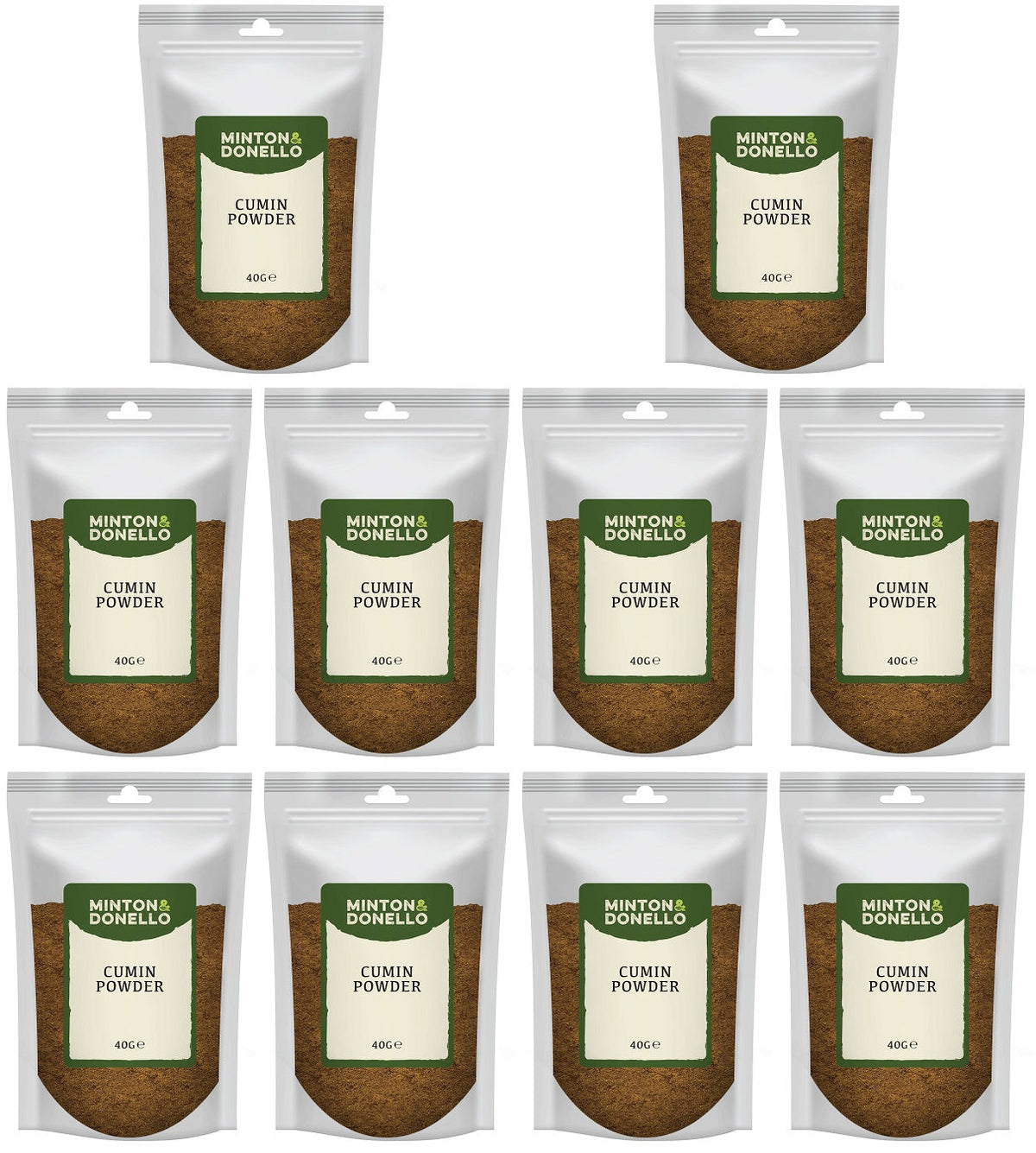 10 x Minton & Donello Cumin Powder - 40g