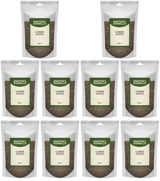 10 x Minton & Donello Cumin Seeds - 20g