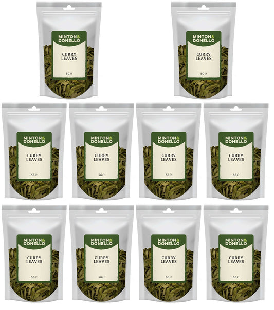 10 x Minton & Donello Curry Leaves - 5g