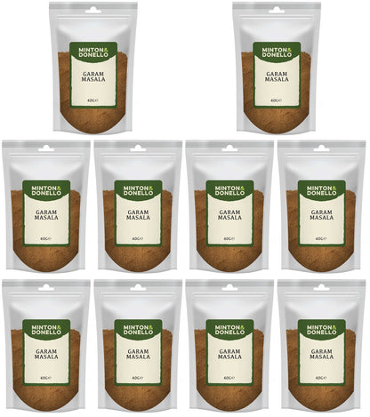 10 x Minton & Donello Garam Masala - 40g