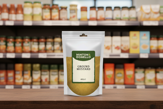 10 x Minton & Donello Ground Mustard - 40g