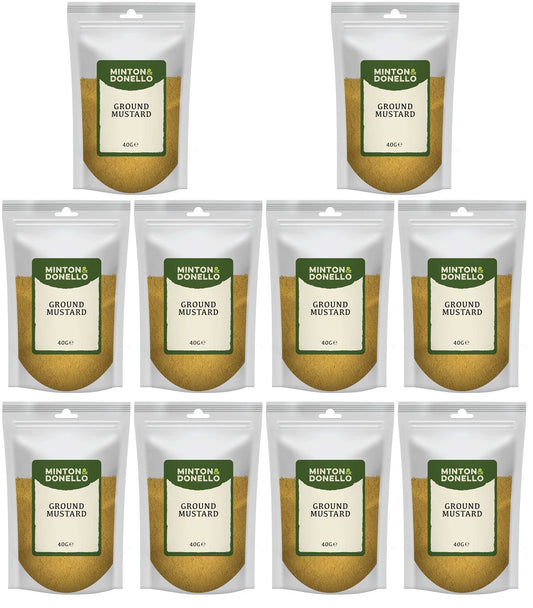 10 x Minton & Donello Ground Mustard - 40g