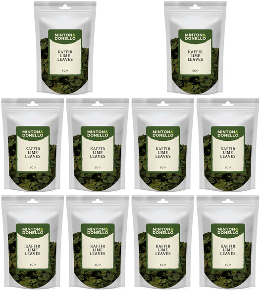 10 x Minton & Donello Kaffir Lime Leaves - 5g