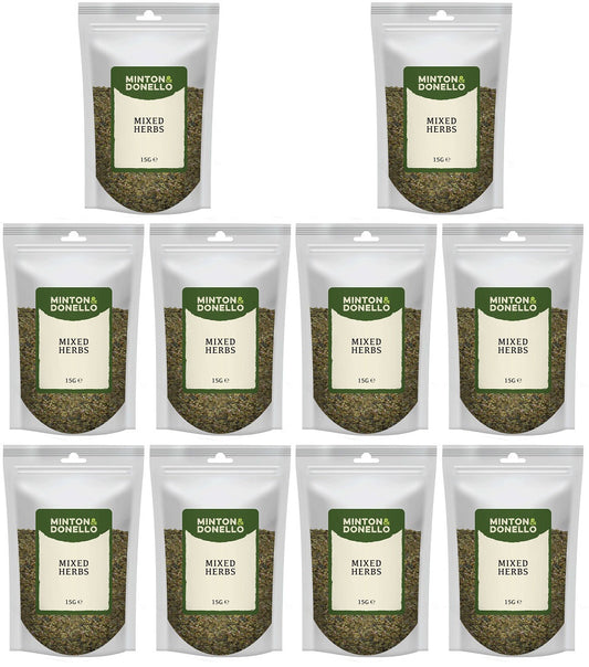10 x Minton & Donello Mixed Herbs - 15g