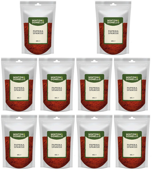 10 x Minton & Donello Paprika Spanish - 40g