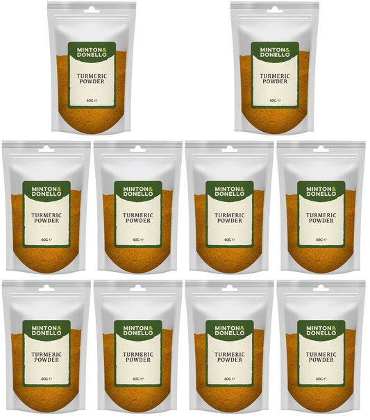10 x Minton & Donello Turmeric Powder - 40g