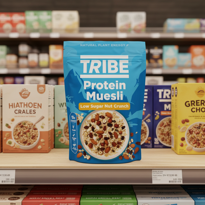 Tribe Protein Muesli - Low Sugar Nut Crunch - 400g