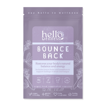 Hello Wellness Bounce Back Nat Calm Energy Herbal - 60caps