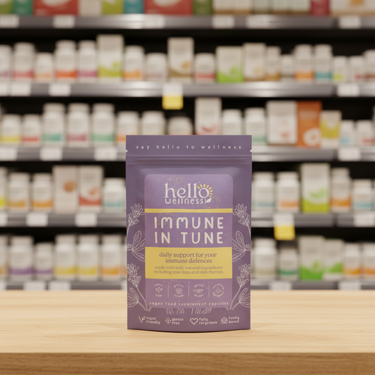 Hello Wellness Immune In Tune Nat Daily Support - 60caps