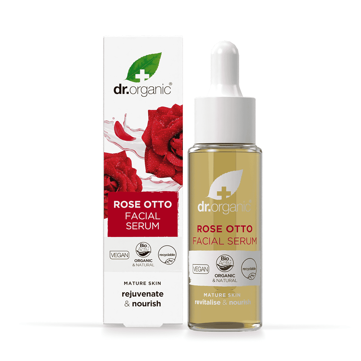 Dr Organic Rose Facial Serum - 30ml