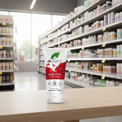 Dr Organic Rose Creamy Face Wash - 150ml