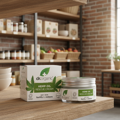 Dr Organic Hemp Oil 24h Rescue Cream - 50ml