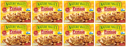 8 x Nature Valley Protein Salted Caramel Nut 4 Pack 160Gm