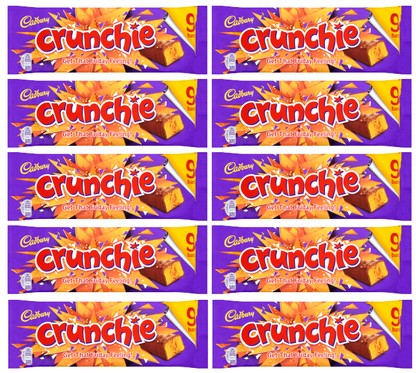 10 x Cadbury Crunchie Snacksize 9Pk 235Gm