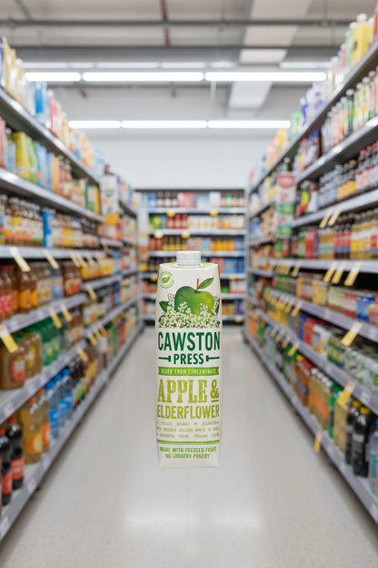 Cawston Press Pressed Apple & Elderflower - 1ltr