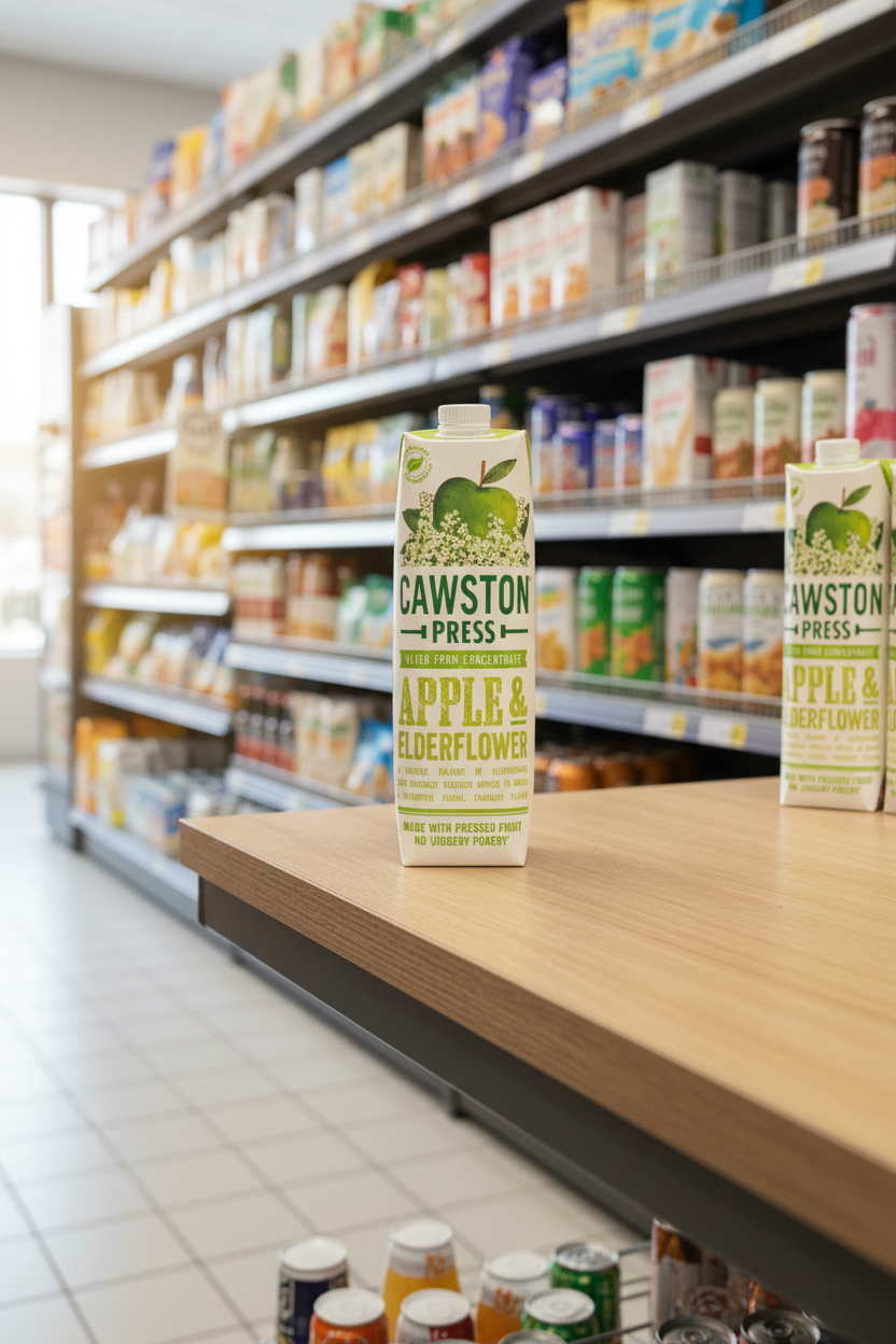Cawston Press Pressed Apple & Elderflower - 1ltr