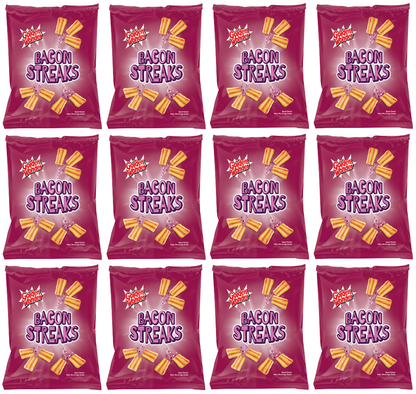 12 x Golden Wonder Bacon Streaks 150Gm