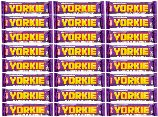 24 x Yorkie Raisin & Biscuit 46Gm