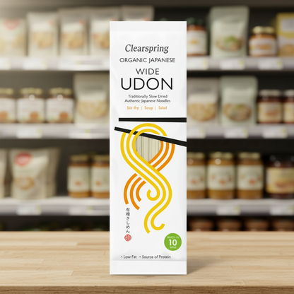 Clearspring Wide Udon Noodles - Organic  - 200g