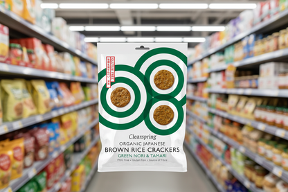 Clearspring Org Jap B/Rice Crackers G/Nori Tamari - 40g