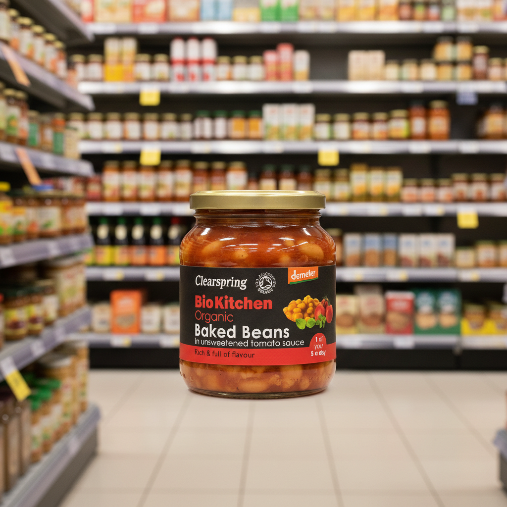 Clearspring Demeter Org Baked Beans Unsweet T/Sauce - 350g