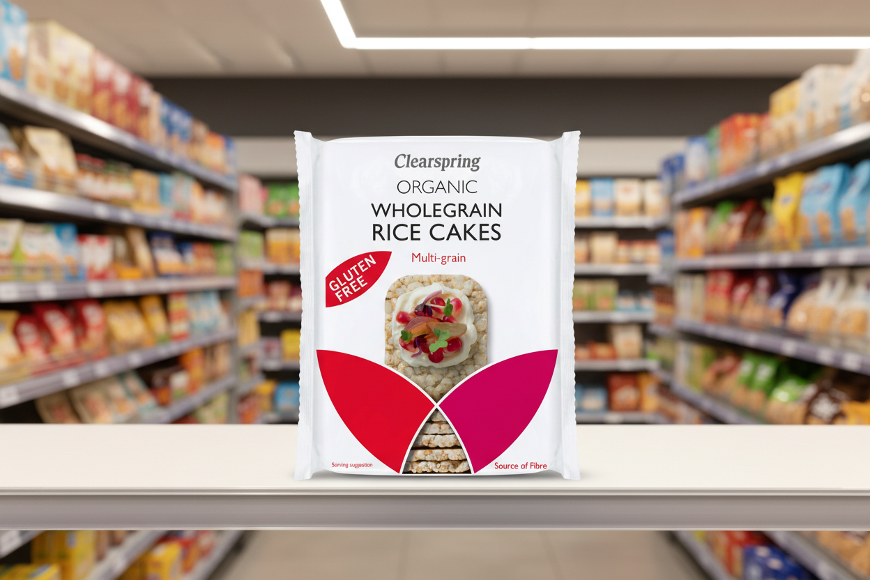Clearspring Org Wholegrain Multi-grain Rice Cakes - 130g