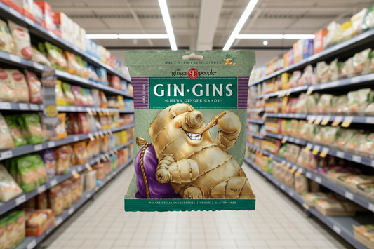 The Ginger People New! Gin Gins Chewy Ginger Candy - 150g