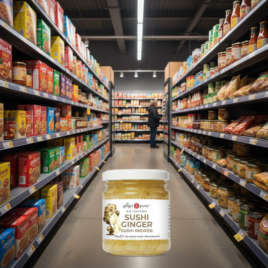 The Ginger People Organic Pickled Sushi Ginger - 190g
