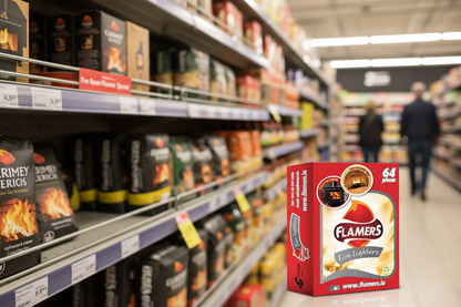 16 X Flamers Firelighters 64 Pack