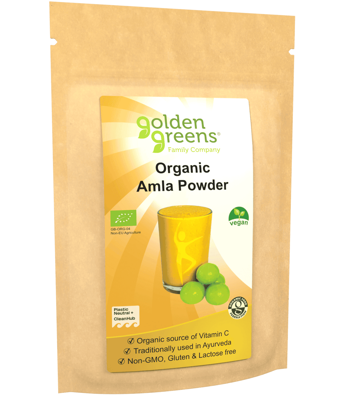 Golden Greens Organic Amla Fruit Powder  - 200g
